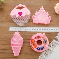 Cute Pink Transparent Cartoon Ice Cream Jewelry Storage Box main image 6