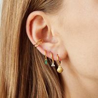 European And American Creative Fashion Shell Earrings Ear Buckle main image 4