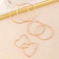 Thread Exaggerated Metal Female Personality Temperament Golden Earrings main image 4