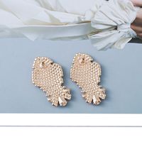 Cute Little Red Fish Alloy Super Flash Diamond Personality Female Earrings main image 6