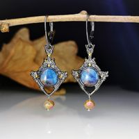 New Creative Earrings European And American Carved Crystal Earrings main image 2