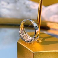 Retro Imitation Moissan Diamond Copper Ring Wholesale Jewelry main image 4