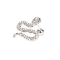 Diamante Romántico Retro Serpiente Hembra Piercing Tornillos Aretes sku image 30