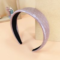 Morandi Pink Series Broad-sided Fabric Knitted Hair Band sku image 5