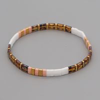 Retro Ethnic Creative Niche Beads Handmade Beaded Folded Bracelet sku image 10