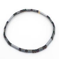 Retro Ethnic Creative Niche Beads Handmade Beaded Folded Bracelet sku image 17