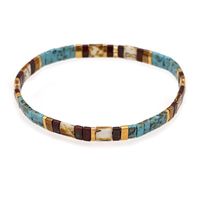 Retro Ethnic Creative Niche Beads Handmade Beaded Folded Bracelet sku image 20