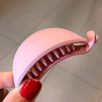 Frosted Banana Clip Candy Color Vertical Clip Lady Hair Clip Solid Color Clip Hair Accessories sku image 2