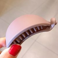 Frosted Banana Clip Candy Color Vertical Clip Lady Hair Clip Solid Color Clip Hair Accessories sku image 4