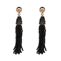 Nouvelles Boucles D&#39;oreilles Pompon En Perles De Riz De Style Européen Et Américain sku image 1