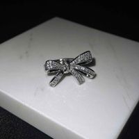 Bogen Halskette Weibliches Licht Luxus Nische Schmetterling Neuer Ring Kupferschmuck sku image 1