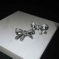 Bogen Halskette Weibliches Licht Luxus Nische Schmetterling Neuer Ring Kupferschmuck sku image 3