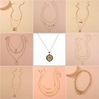 European And American Jewelry Fashion Long Multi-layered Necklace Jewelry Wholesale main image 2
