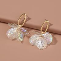 European And American Retro Color Abalone Earrings Personality Earrings main image 4