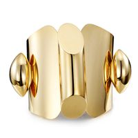 Fashion Geometric Stainless Steel 18K Gold Plated No Inlaid In Bulk main image 1