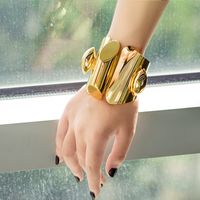 Fashion Geometric Stainless Steel 18K Gold Plated No Inlaid In Bulk main image 3