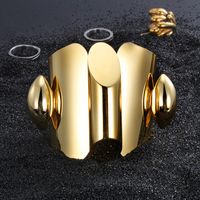 Fashion Geometric Stainless Steel 18K Gold Plated No Inlaid In Bulk main image 4