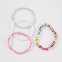 Simple Color Beads Simple Retro Bracelet Set main image 3