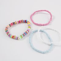 Simple Color Beads Simple Retro Bracelet Set main image 5