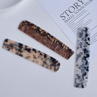 Korea Acetic Acid Small Tooth Comb Marble Texture Hair Comb Anti-static Hair Comb main image 3