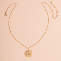 Fashion Personality Simple Sun Moon Clavicle Chain Necklace main image 1