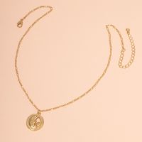Fashion Personality Simple Sun Moon Clavicle Chain Necklace main image 4