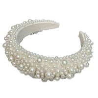 Korean Hair Accessories Bridal Headband Pearl Heightening Thickening Hairband main image 6
