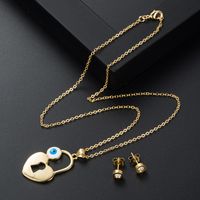 Fashion Personality Creative New Product Copper Hollow Devil's Eye Necklace main image 3