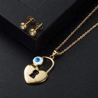 Fashion Personality Creative New Product Copper Hollow Devil's Eye Necklace main image 5