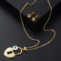Fashion Personality Creative New Product Copper Hollow Devil's Eye Necklace main image 6