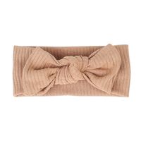 Children's Hair Ring Baby Solid Color Thread Knotted Bow Hair Band Wholesale sku image 2