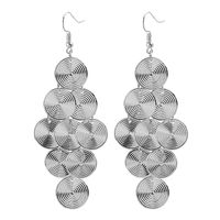 1 Pair Fashion Geometric Metal Women's Earrings sku image 4