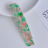 Korea Acetic Acid Small Tooth Comb Marble Texture Hair Comb Anti-static Hair Comb sku image 1