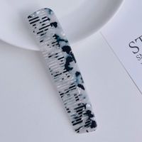 Korea Acetic Acid Small Tooth Comb Marble Texture Hair Comb Anti-static Hair Comb sku image 2