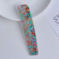 Korea Acetic Acid Small Tooth Comb Marble Texture Hair Comb Anti-static Hair Comb sku image 3
