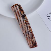 Korea Acetic Acid Small Tooth Comb Marble Texture Hair Comb Anti-static Hair Comb sku image 4