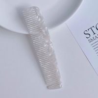 Korea Acetic Acid Small Tooth Comb Marble Texture Hair Comb Anti-static Hair Comb sku image 6