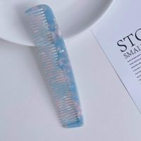 Korea Acetic Acid Small Tooth Comb Marble Texture Hair Comb Anti-static Hair Comb sku image 7