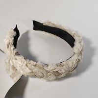 Retro Lace Flower Headband Hair Accessories sku image 3
