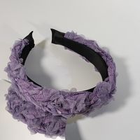 Retro Lace Flower Headband Hair Accessories sku image 1