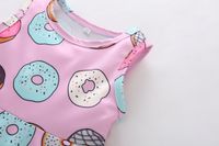 Neue Mädchen Kleid Sommer Kinder Prinzessin Kleid Macaron Print Kleines Mädchen Rock main image 4