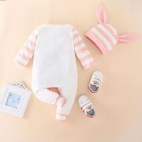 Baby Romper Hat Cute Child Long Sleeve One-piece Newborn Clothes main image 3