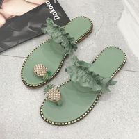 New Toe Sandals Pineapple Lace Beach Shoes main image 1