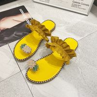 New Toe Sandals Pineapple Lace Beach Shoes main image 3