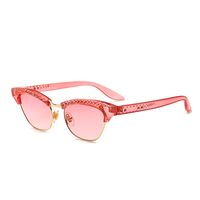 Diamond-studded Cat Eye Sunglasses Fashion Trend Sunglasses Wholesale main image 1