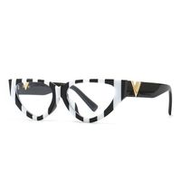 Retro Computer Mirror Trend Glasses European And American Anti-blue Light Narrow Flat Mirror main image 1