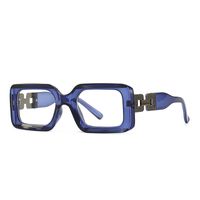 Retro Computer Mirror Trend Square Frame Glasses European And American Anti-blue Square Flat Mirror main image 2