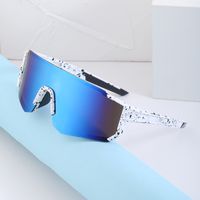 One-piece Bicycle Sunglasses Men Wholesale Colorful Outdoor Sports Cycling Sunglasses main image 4