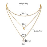 Fashion Design Sense Stacked Zircon Five-pointed Star Multi-layer Necklace main image 8
