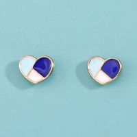 Hit Color Exquisite Heart-shaped Cute Fashion Women's Earrings main image 2